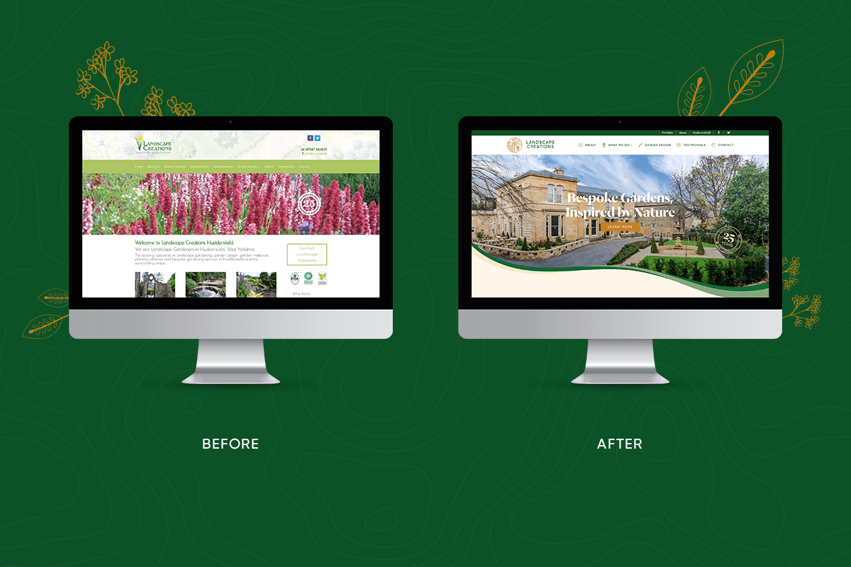 Landscape Creations Website Design